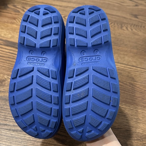 CROCS Kids Blue Rain & Snow Boots - Picture 4 of 6